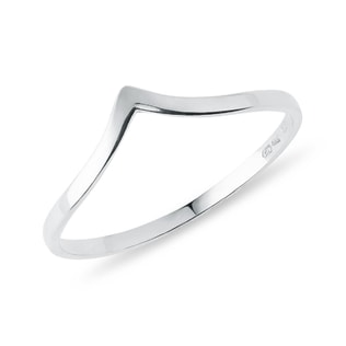 RING IN 14KT WHITE GOLD - WHITE GOLD RINGS - RINGS