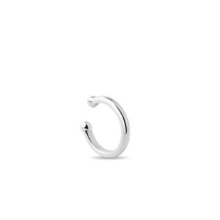 WHITE GOLD SINGLE CUFF EARRING - EAR CUFFS - EARRINGS