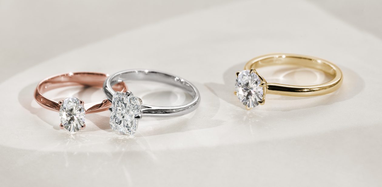 KLENOTA lab grown diamond engagement rings