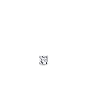 PETITE DIAMOND EARRING IN WHITE GOLD - SINGLE EARRINGS - EARRINGS