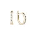 CLASSIC DIAMOND EARRINGS IN YELLOW GOLD - DIAMOND EARRINGS - EARRINGS