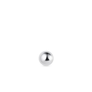 SINGLE EARRING IN WHITE GOLD - SINGLE EARRINGS - EARRINGS