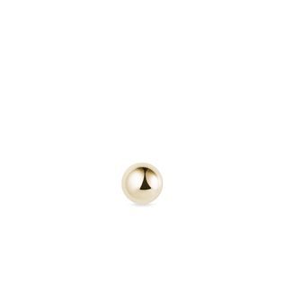 SINGLE EARRING BALL OF YELLOW GOLD - SINGLE EARRINGS - EARRINGS