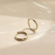 CLASSIC HOOP EARRINGS IN YELLOW GOLD - YELLOW GOLD EARRINGS - EARRINGS